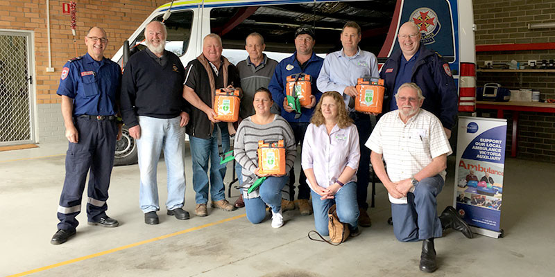 local community in yarram with aeds
