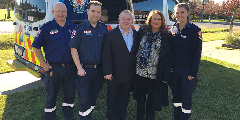 Gisborne reunion with paramedics