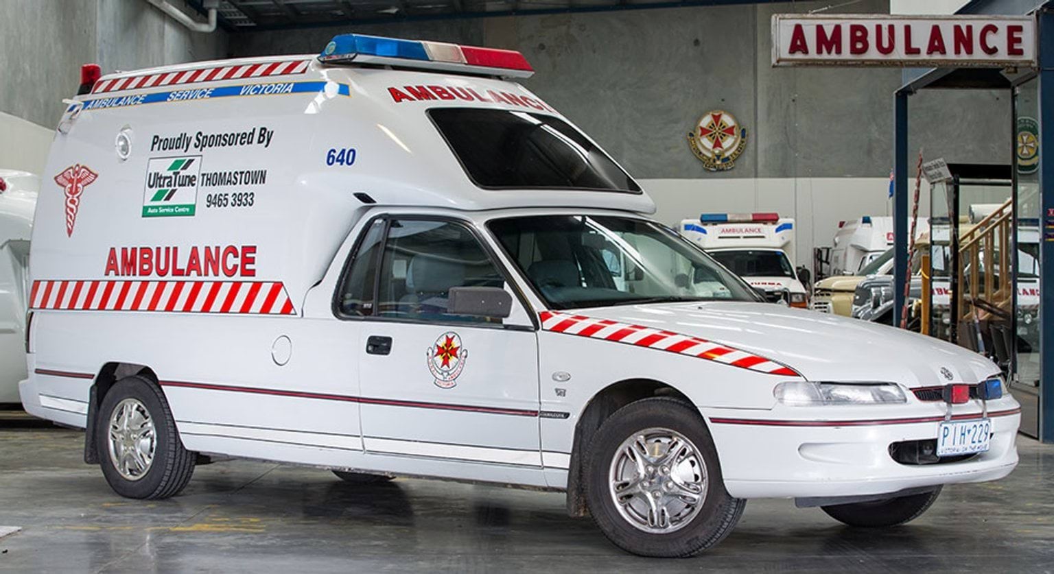 AV Chas Martin OAM Museum ambulance vehicle