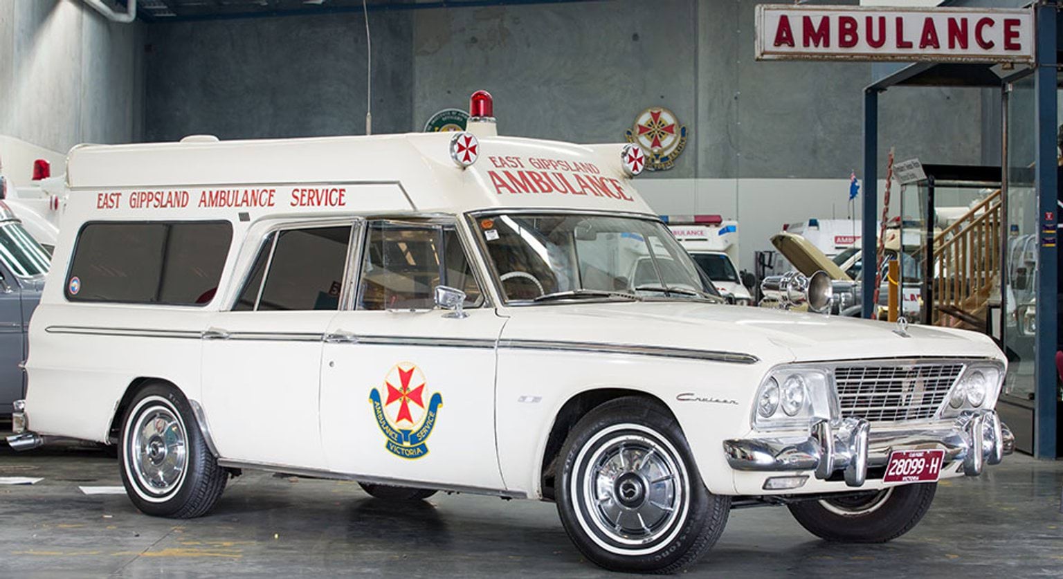 AV Chas Martin OAM Museum ambulance vehicle