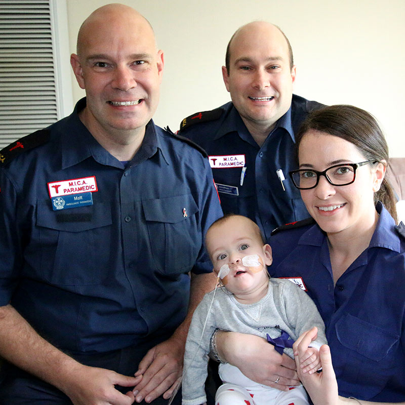 Life in the fast lane for baby Sienna - Ambulance Victoria